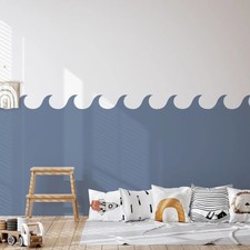 Self-adhesive stencil for painting waves, ocean, sea, wave 156NW