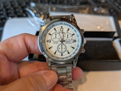 Modiya Watch With Calendar Steel Band