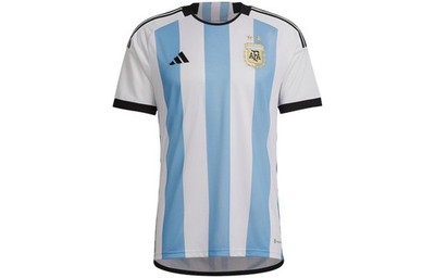 2022 Argentina Home Jersey #20 Mac Allister Large adidas World Cup