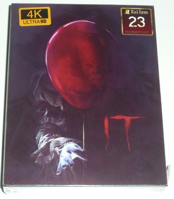 IT 2017 BLACK BARONS LENTICULAR 4K UHD BLU-RAY STEELBOOK NEU SEALED FILMARENA
