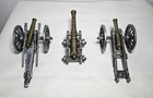 Set of 3 Denix Civil War Miniature Cannon Replica Napoleon El Tigre 1797 1861 US