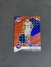 2020-21 Panini Mosaic Killian Hayes NBA Debut Red Mosaic Prizm Rookie Card #270
