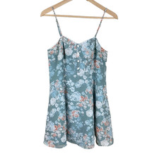 BCBGeneration Floral Fit and Flare Mini Babydoll Dress Womens Sz 6 Coquette Y2K