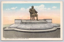 Tom L. Johnson Monument Cleveland OH Postcard Braun Post Card Co. Unposted