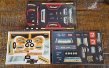 3 SST PLAYSKOOL Bigfoot-Black Gold-Orange Blossom set repro decals