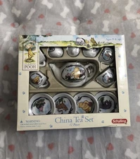 Schylling Disney Classic Winnie The Pooh China Tea Set  NEW Vintage 12 Piece