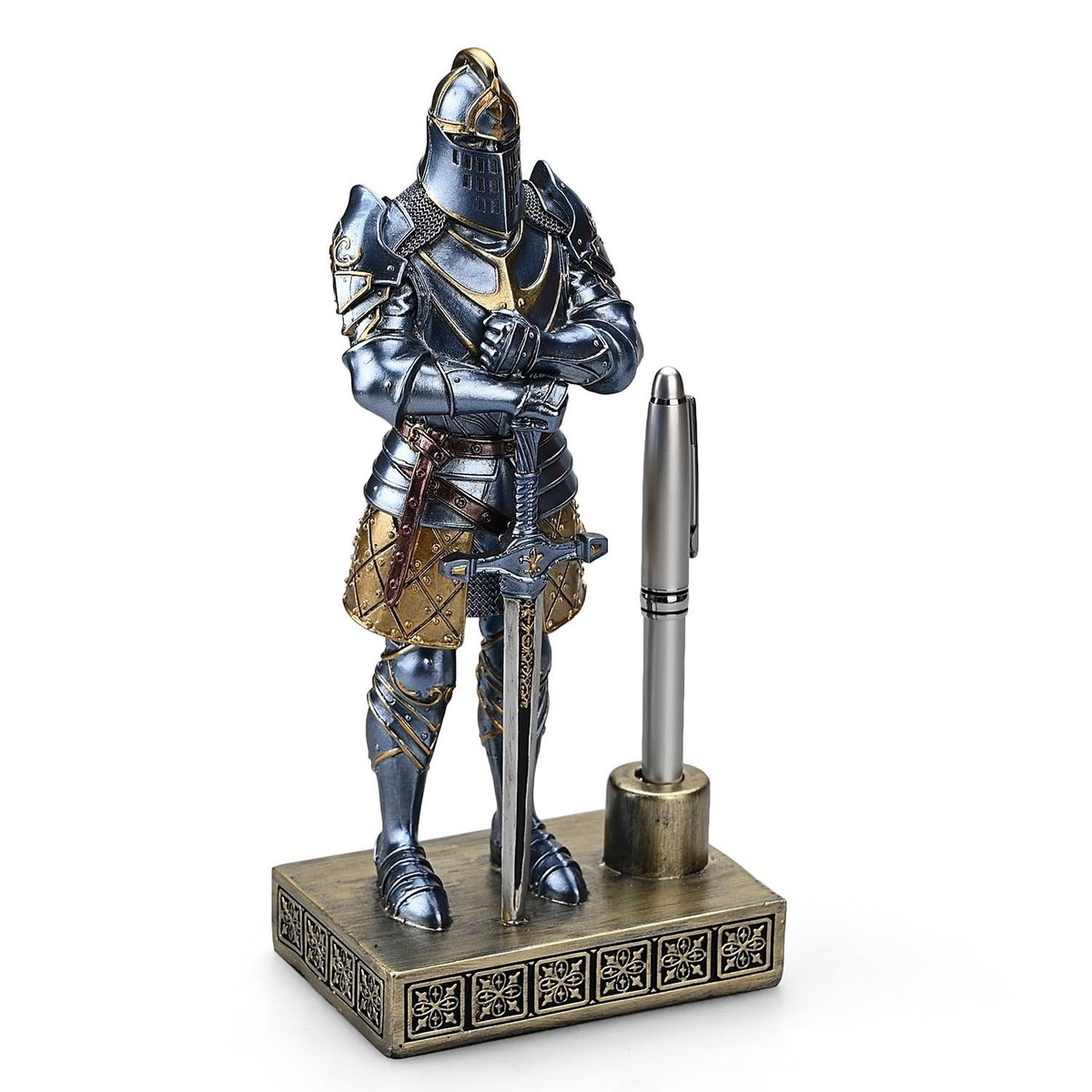 Executive Knight Pennenhouder voor Bureau Organizer met een pen voor