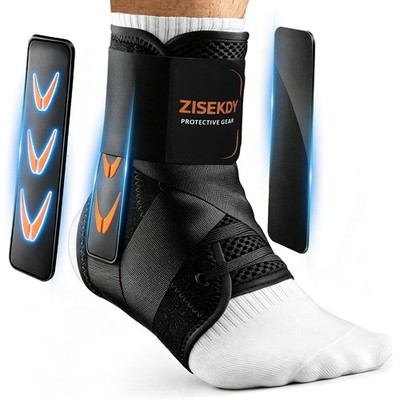Slim-Fit Ankle Brace Medium Ankle Stabilizer Injury Recover, Running, Sports