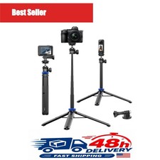 Kaitezenz Selfie Stick Tripod 62" with 360 Ball Head for GoPro DJI Action