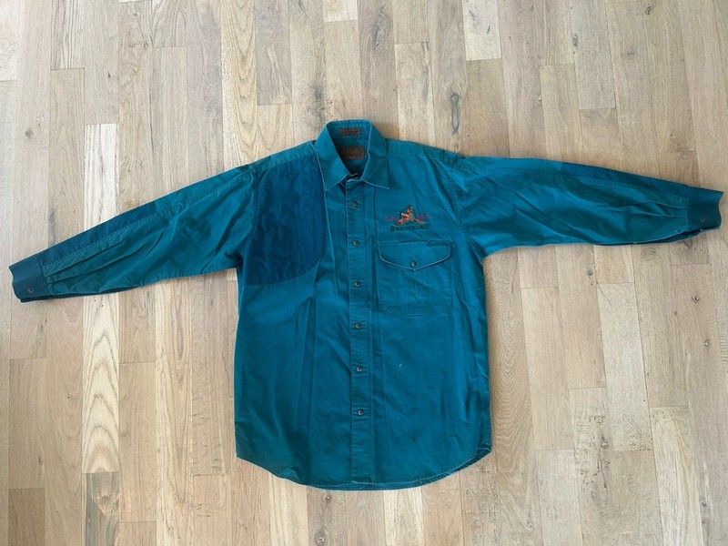 Browning Super Naturals Shirt Mens M Hunting Pheasant Quilted Shoulder VTG