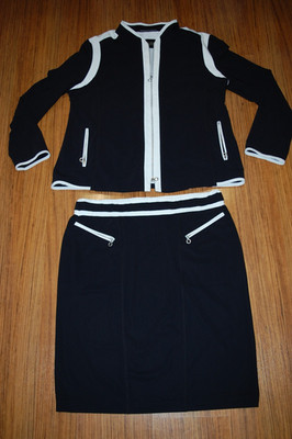 RIANI Luxus Anzug Damen Set Zweiteiler  Anzug Jacke + Rock  gr. 42 - 44 NP 399