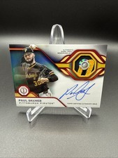 2026 Topps Tribute #apa-ps Paul Skenes Autograph Patch Red /5