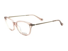 NEW AUTHENTIC COACH HC 6185 5668 Transparent Blush Women Eyeglasses 52mm 16 140