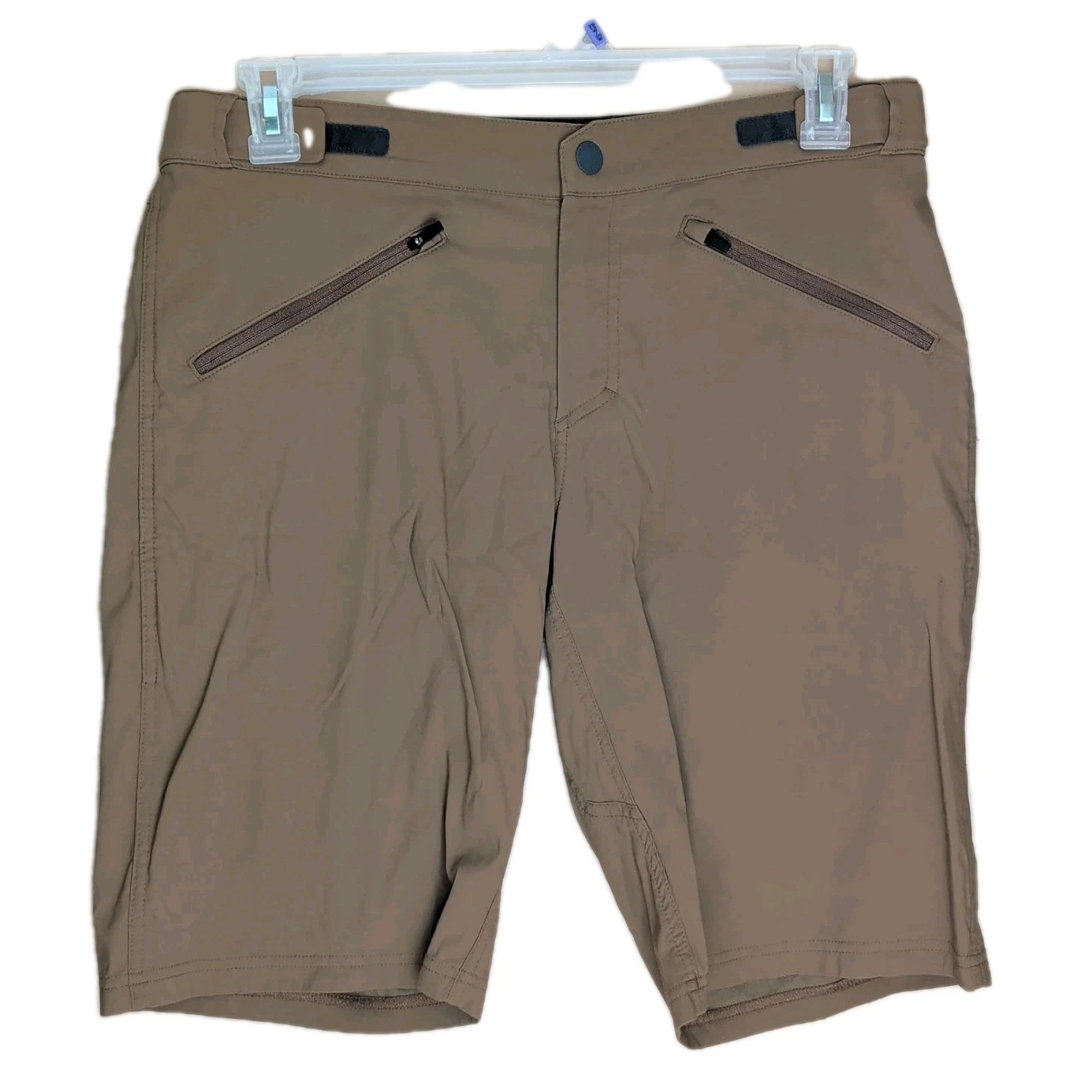 Icebreaker Shorts Mens M Beige Merino Blend Connection Gorp Hiking Outdoors