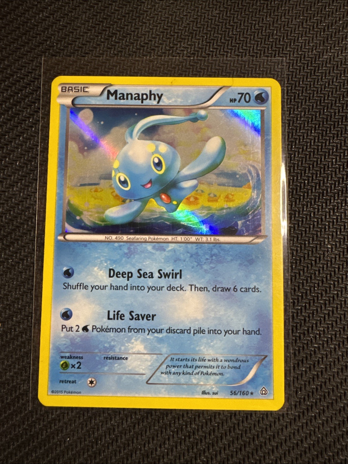 Manaphy 56/160 XY - Primal Clash Holo