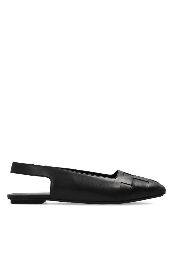 EMPORIO ARMANI Black Ballet Flats New & Authentic
