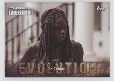 2017 Topps The Walking Dead Evolution Brown Michonne #43 0in6