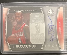 2005-06 UD SP Authentic Jarrett Jack Signed Rookie Card Portland Trail Blazers. rookie card picture