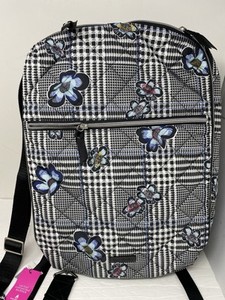NWT: Vera Bradley Lotus Lay Flat Travel Backpack Coastal  display picture 2