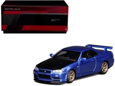 Motorhelix M63450-HK 1/64 Nissan Skyline GT-R (R34) V-Spec II RHD