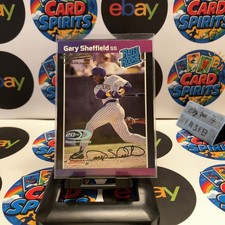 2009 Donruss Elite Gary Sheffield 4/7 Milwaukee Brewers Rated Rookie Auto Card