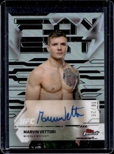 2025 Topps UFC Finest Marvin Vettori Auto Autograph Black Refractor #/25