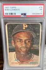 1957 Topps #76 Roberto (Bob) Clemente (PSA 1 PR) 146308875