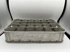 Vintage 1950s Heavy Aluminum Coca Cola 24 Bottle Stadium Carrier/Caddy
