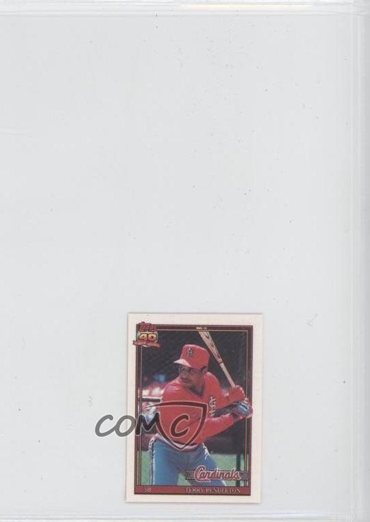1991 Topps Micro Terry Pendleton #485 0b5