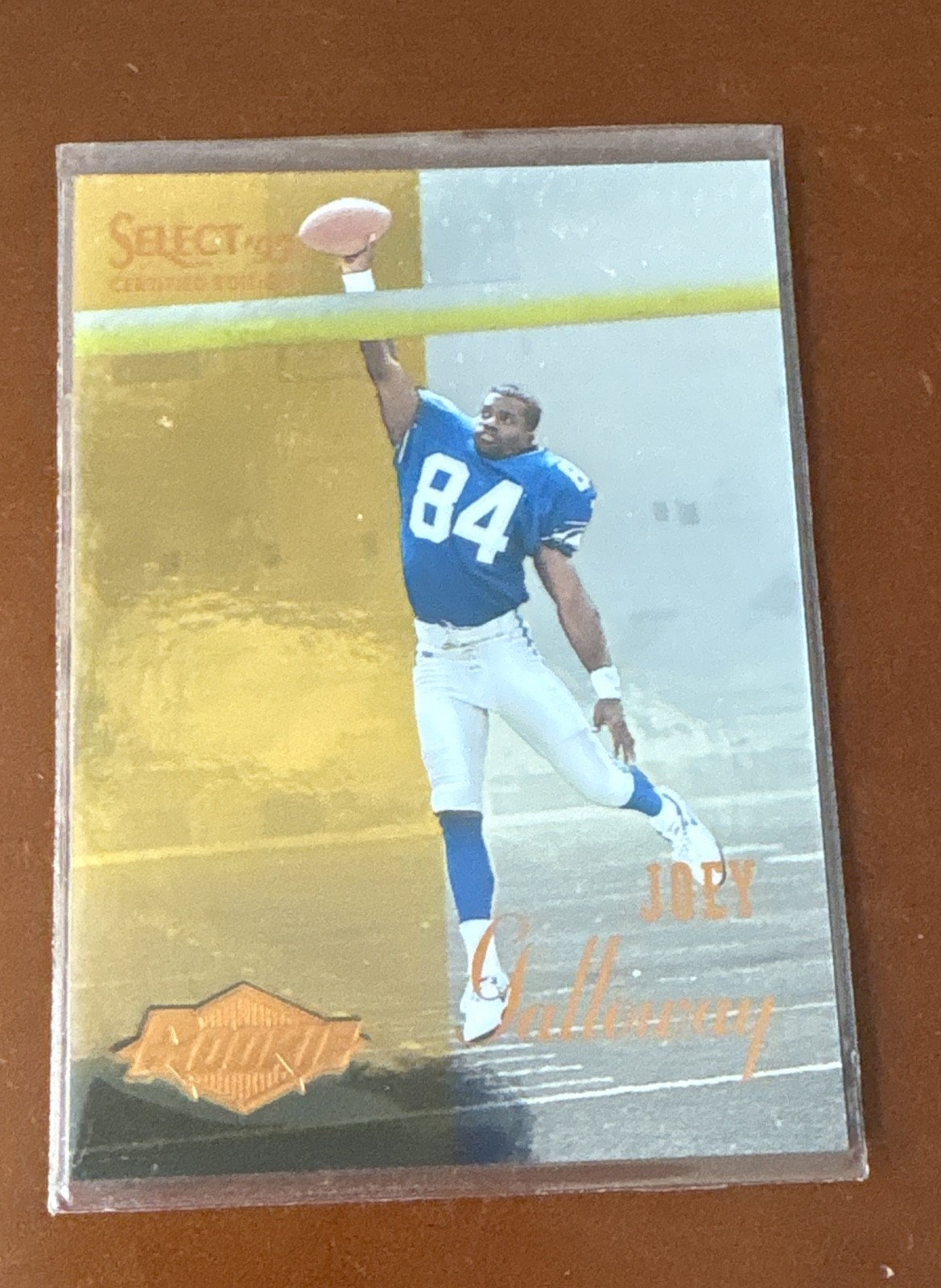 1995 Select Certified Edition - Rookie Joey Galloway #135 Mirror Gold (RC)