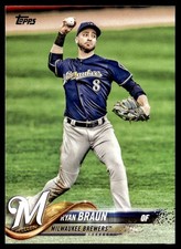 2018 Topps Ryan Braun Milwaukee Brewers #180