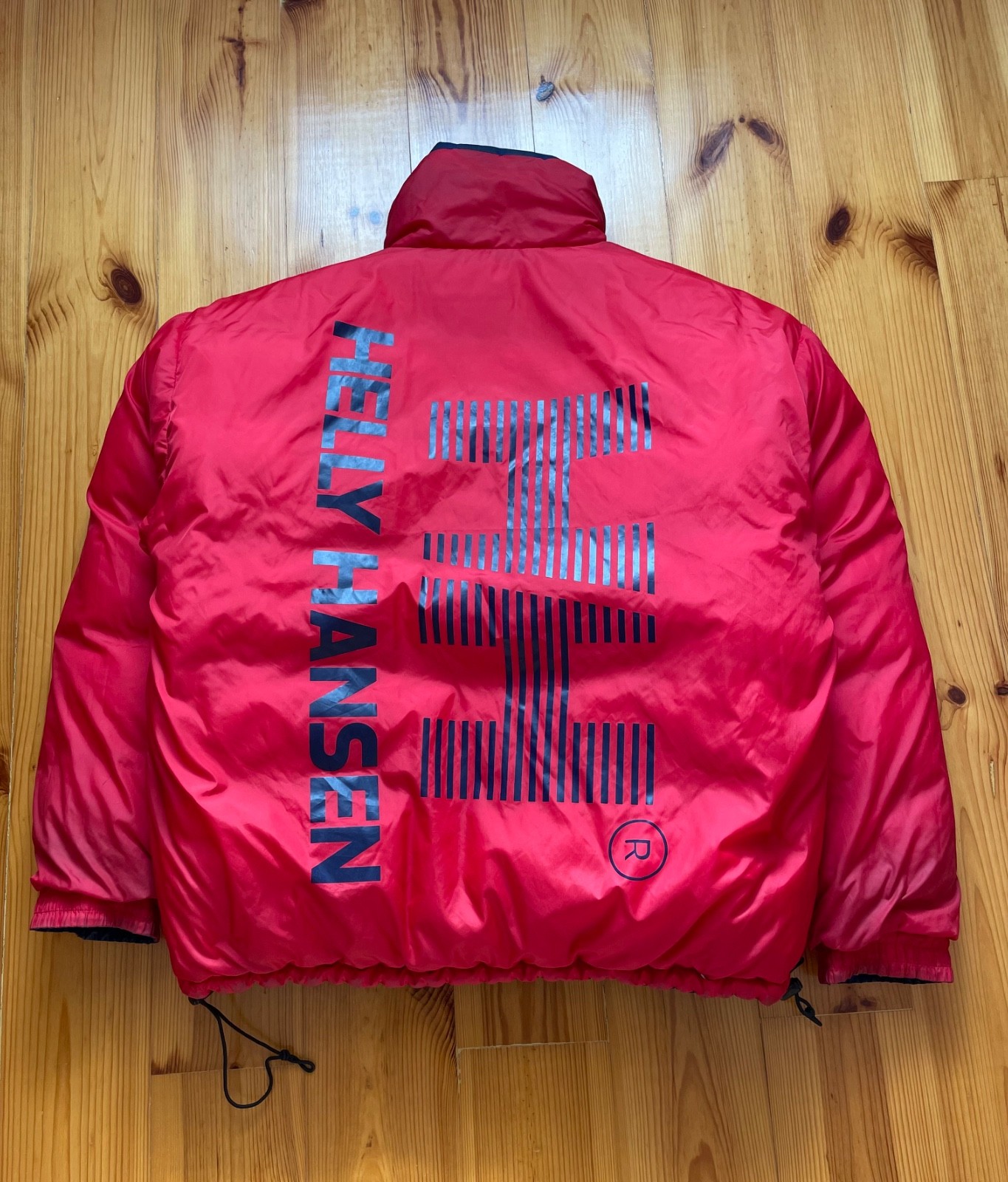 Helly Hansen Puffer Down Jacket Reversible Navy R… - image 19