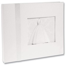 Dressed in White Wedding Scrapbook Photo Album - Archival Quality Acid Free