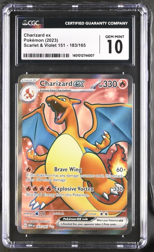 2023 Pokémon 151 | Charizard EX | 183/165 (CGC 10)