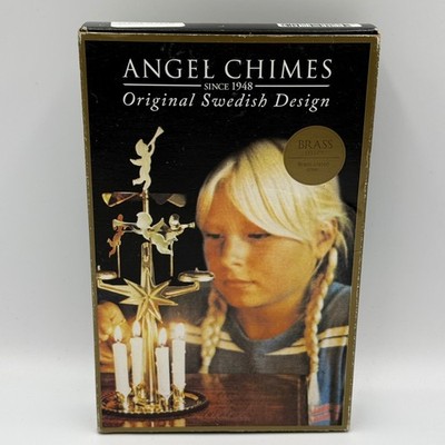 Angel Chimes Original Swedish Design Brass Plated Steel Candle Carousel 9011B