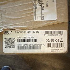 Digi ConnectPort TS 16 Terminal Server 70002388, 16 Serial Ports, Ethernet RJ-45