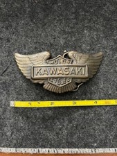 Vintage Kawasaki Motor Cycles Belt Buckle