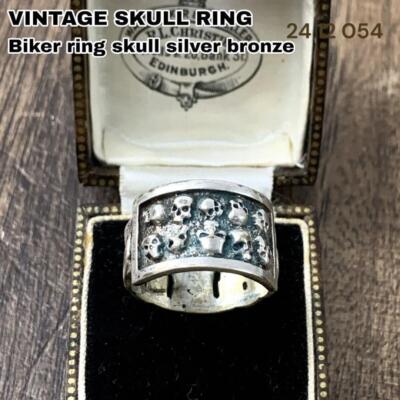 OZ✴︎ スカルリング　髑髏リング　WW2 ミリタリー　ドイツ OZ✴︎ スカルリング 髑髏リング WW2 ミリタリー ドイツ Vintage