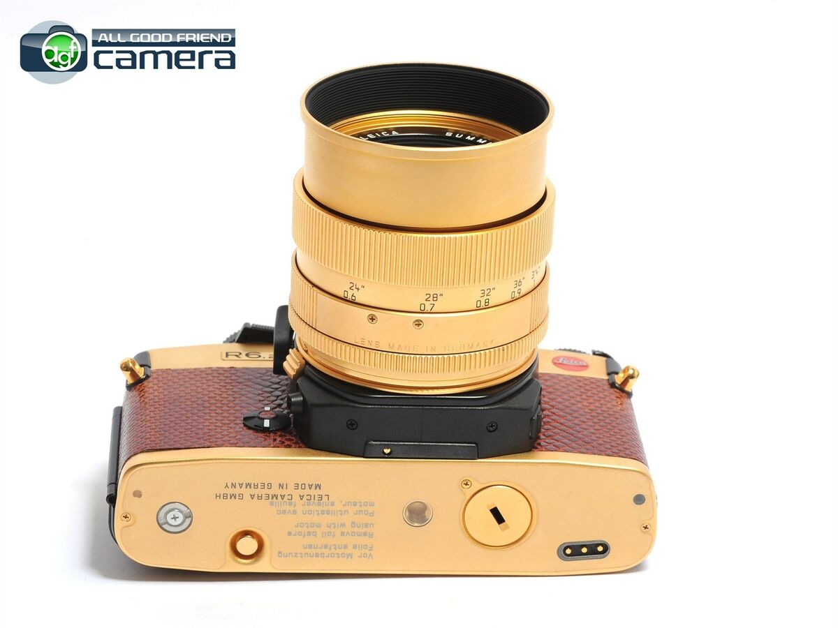 Leica R6.2 Camera Singapore 30 Years Gold Edition w/50mm F Leica R6.2 Camera Singapore 30 Years Gold Edition w/50mm F