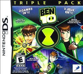 Ben 10: Triple Pack (Nintendo DS, 2011) *New,Sealed* 879278320277|