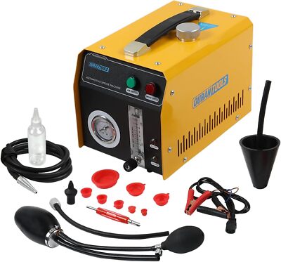 Car EVAP Smoke Machine Leak Detector Fuel Pipe Leak Tester W/Flowmeter Dual-Mode