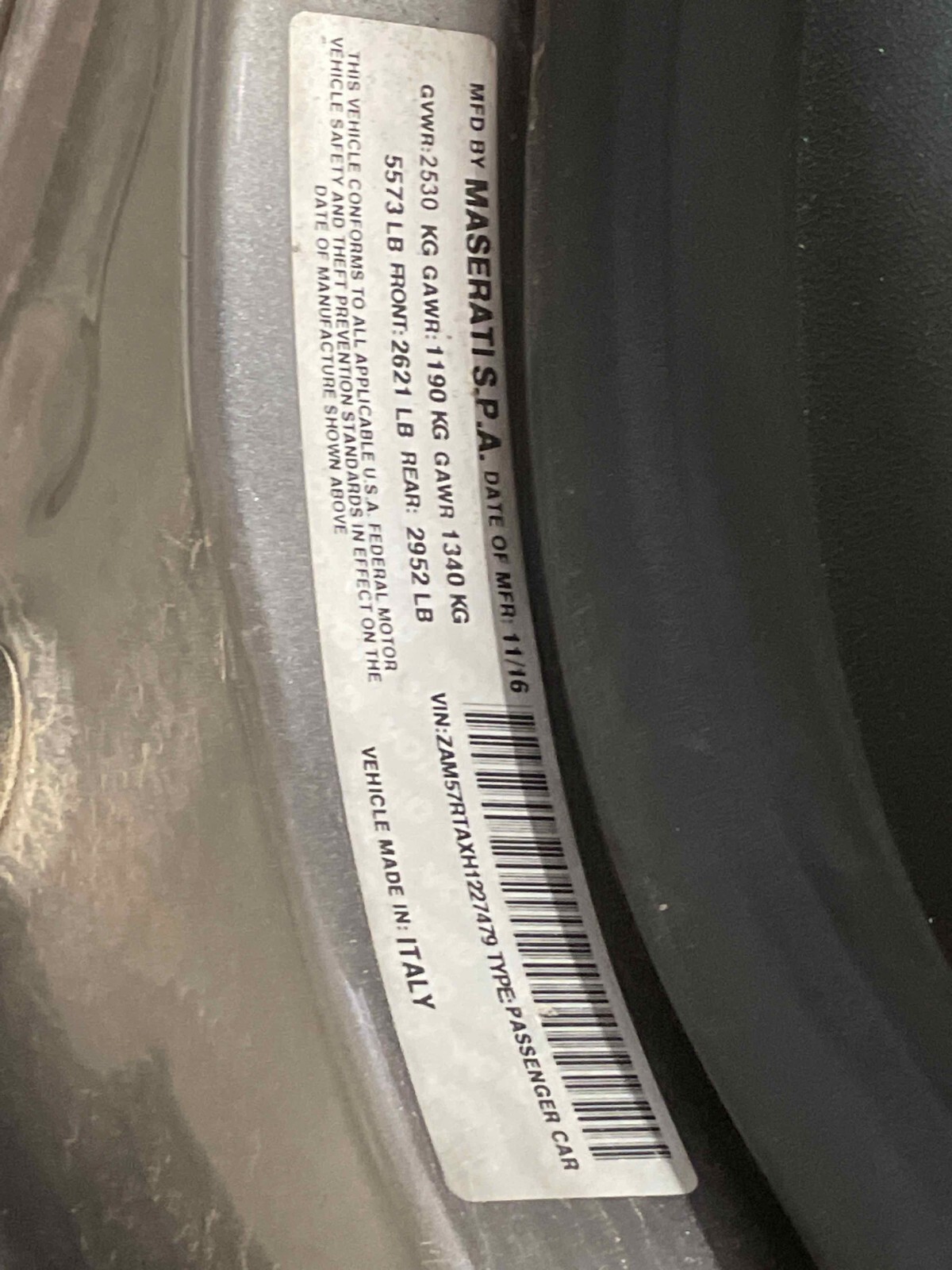 2017 Maserati Ghibli S Q4 Heater A/c Climate Control Panel Oem 06700749200 17