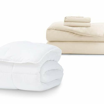 LINENSPA Microfiber Duvet Cover Set and LINENSPA All-Season White Down Altern eBay LINENSPA Microfiber Duvet Cover Set and LINENSPA All-Season White Down Altern eBay