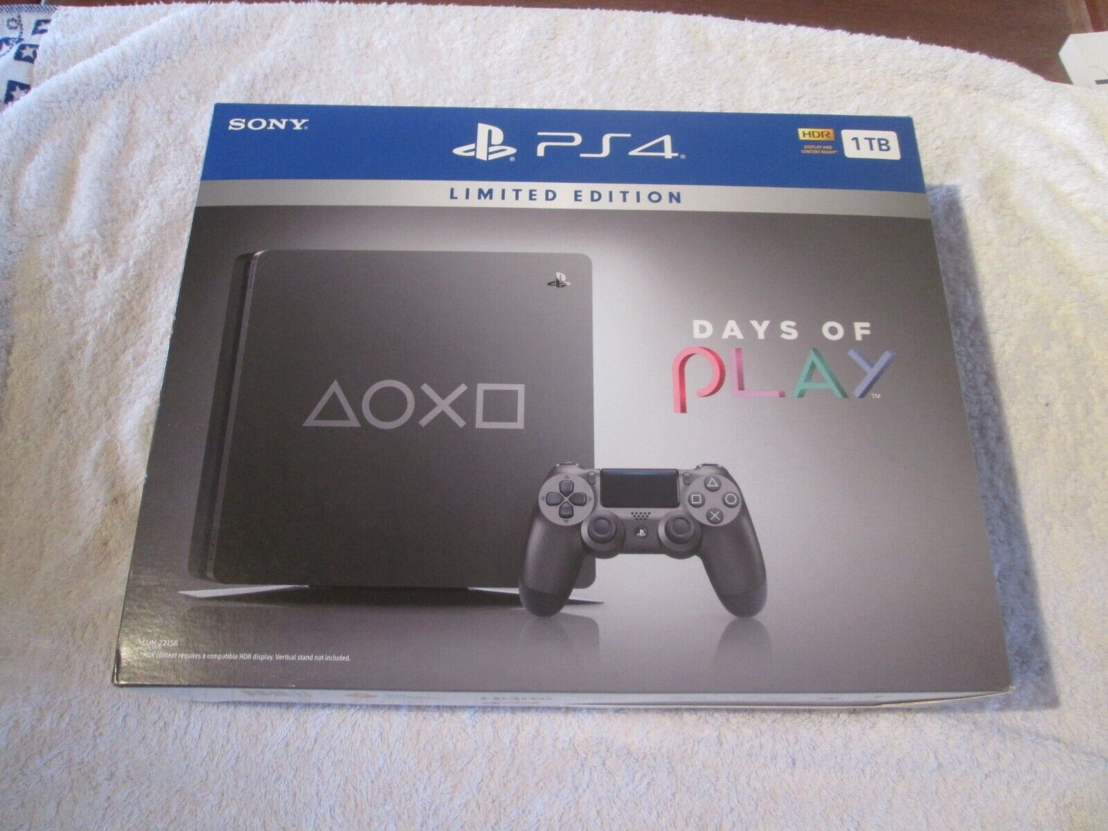 Days of Play Limited Edition Steel Black 1TB PS4 (PS4)