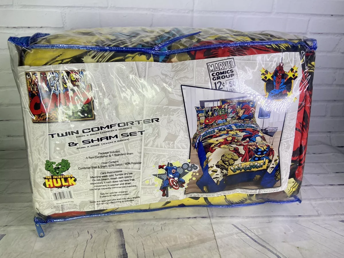 Superhero top twin comforter