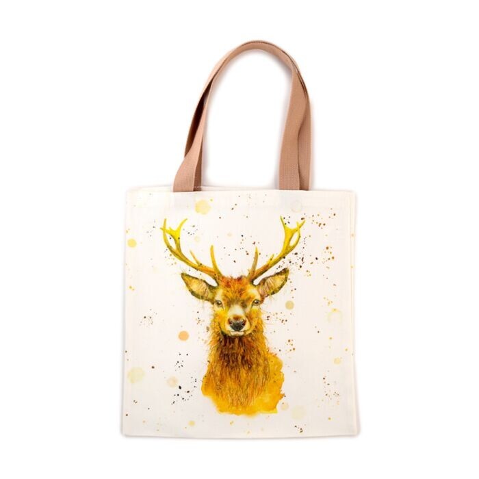STAG REUSEABLE SHOPPING CARRIER TOTE BAG