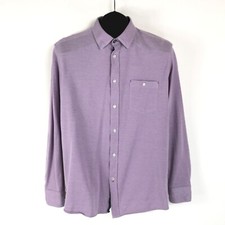 Ted Baker London Broader Button Up Shirt Men's XL Long Sleeve 100 Cotton Casual