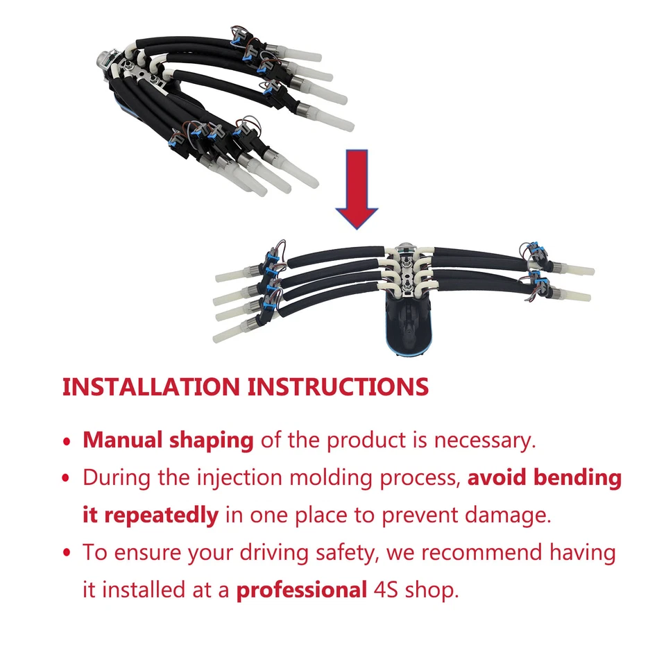 Inyector de combustible Spider multipuerto para camioneta Chevrolet GMC 1996-2002 FJ504 Foto 2 de 4