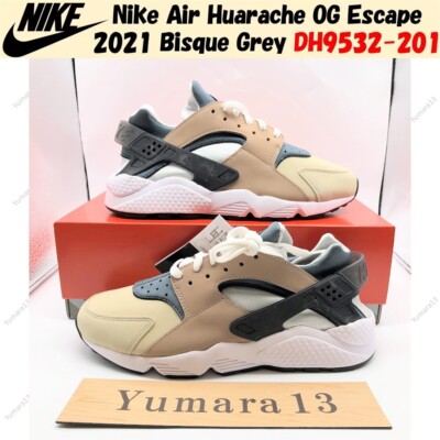 Nike Air Huarache OG Escape 2021 Bisque Grey DH9532-201 Men's Size
