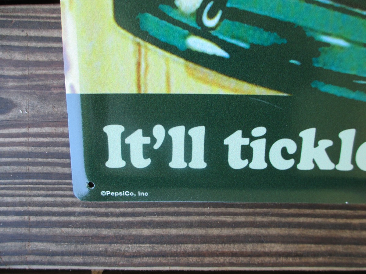 Mountain Dew Vertical Bottle Sign Yellow Yahoo It'll Tickle Your